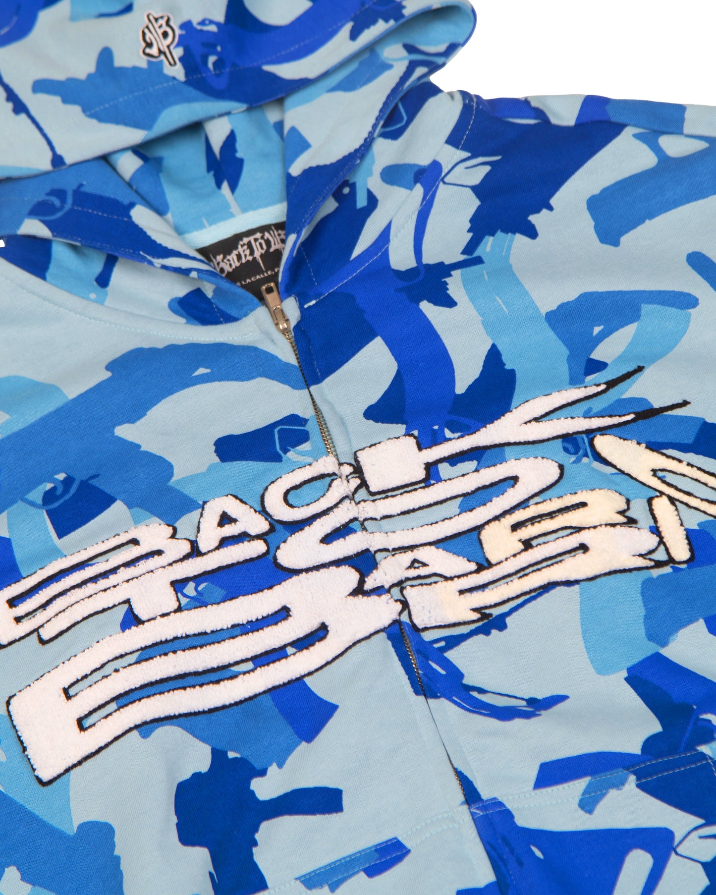 SUDADERA - AZUL - CAMO - AMOR DE BARRIO