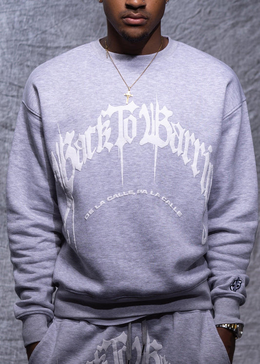 BTB - EL BARRIO - CREWNECK - GREY