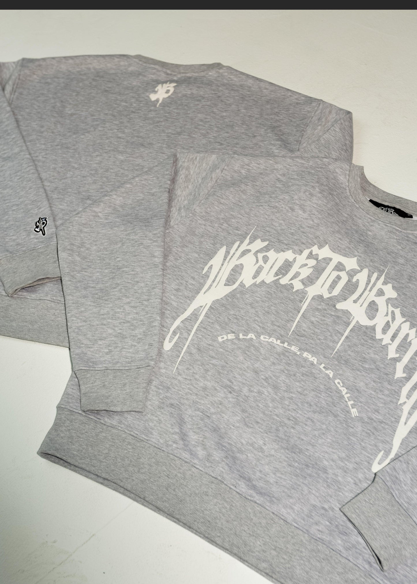 BTB - EL BARRIO - CREWNECK - GREY